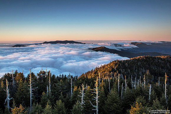 Shot from Clingman's Dome in the Smoky Mountains