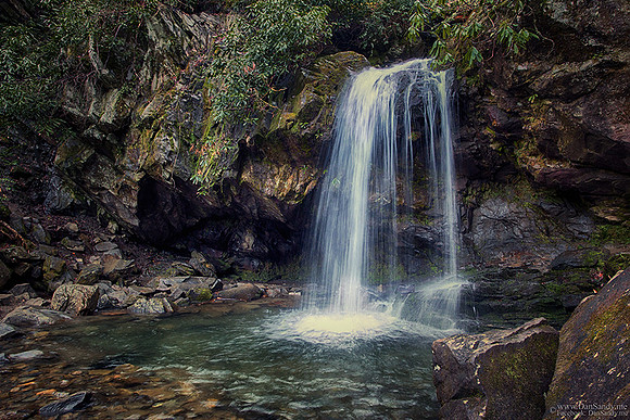Grotto Falls in the Smoky Mountain National Park