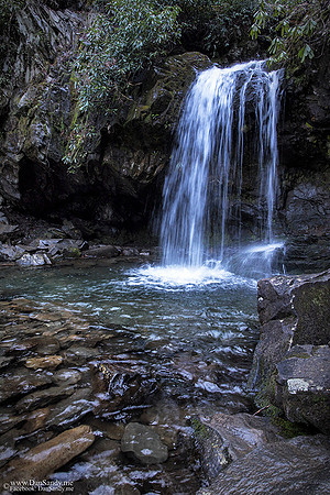 Grotto Falls in the Smoky Mountain National Park
