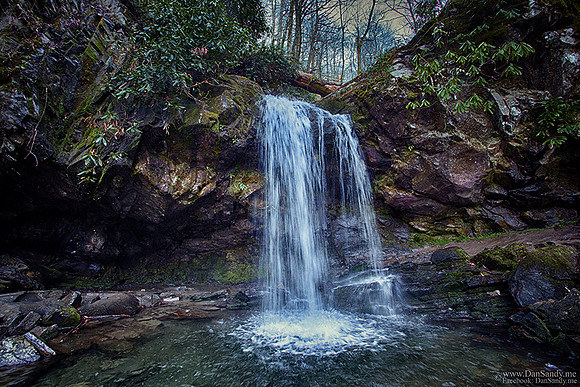 Grotto Falls in the Smoky Mountain National Park