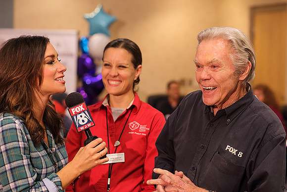 Ayse Dunlap and Dick Goddard