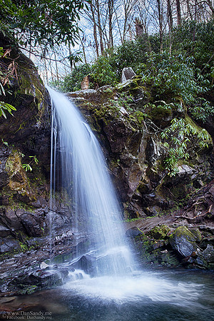 Grotto Falls in the Smoky Mountain National Park