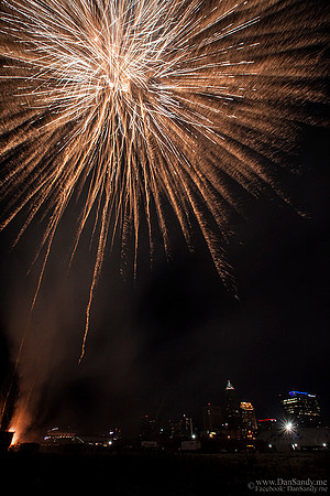 2017 City of Cleveland fireworks