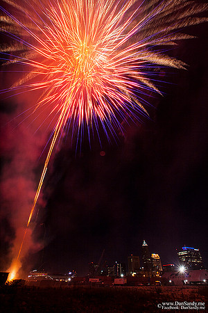 2017 City of Cleveland fireworks