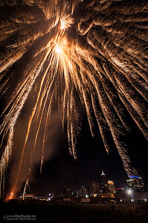 2017 City of Cleveland fireworks