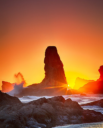 2017-07-14 - Did Not Place - Nature competition - "Sea Stack Sunset Surge"
