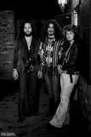 Hanging out before the show (Left to right) Justin Young, Ehab Omran, Tommy McCullough