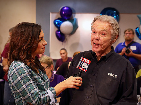 Dick Goddard live on air!