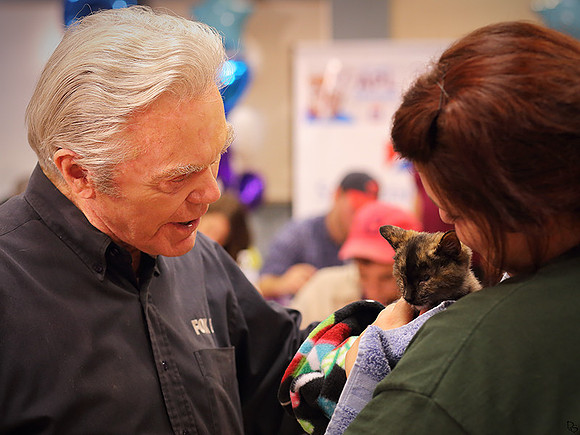 Dick Goddard truly loves animals!