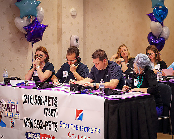 Phone bank volunteers