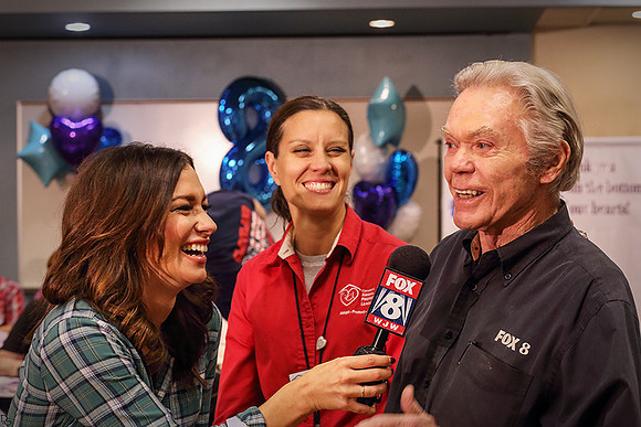 Ayse Dunlap and Dick Goddard
