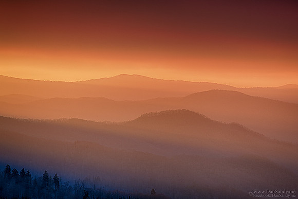 2016-09-23 - 1st Place - Nature Competition - "Misty Morning in the Smoky's"